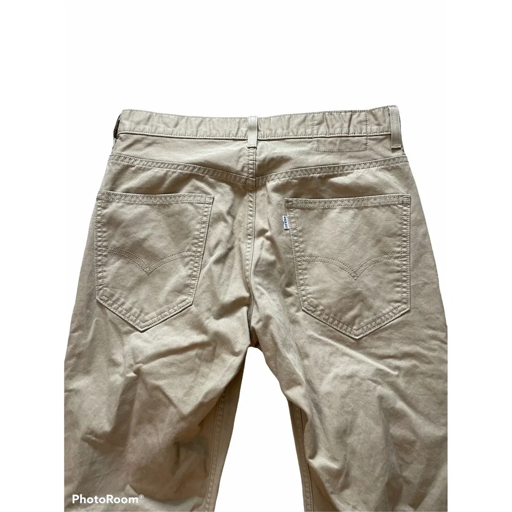 Levi's 31x32 Khaki 13151 Hybrid Trouser Chino Pants 100%‎ Cotton